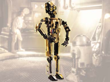 LEGO Set-C-3PO-Technic / Star Wars / Star Wars Episode 4/5/6-8007-1-Creative Brick Builders
